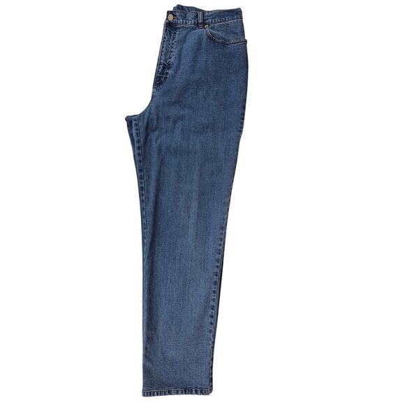 Lauren Jeans Co. Ralph Lauren Denim Blue Jeans Straight Leg Women Sz 16 - Picture 7 of 7